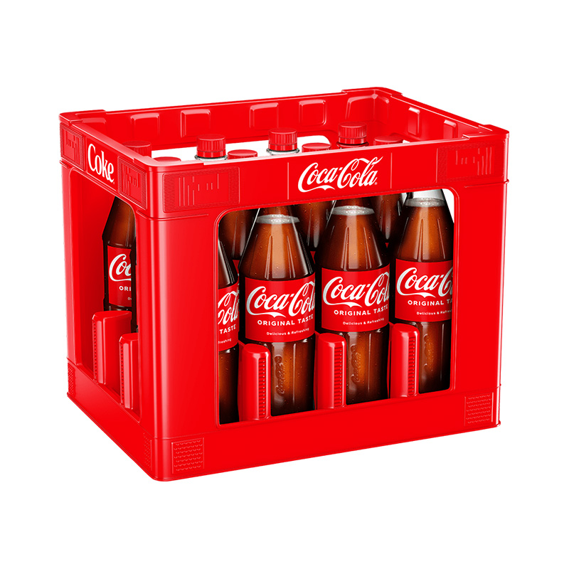 Coca Cola Duits krat kopen 12 flessen 1 liter